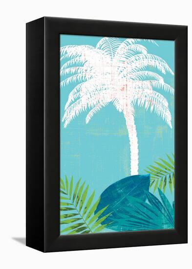 Palm Tree Paradise 2-Bella Dos Santos-Framed Stretched Canvas