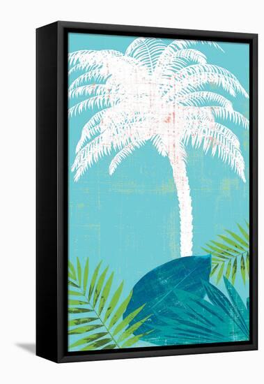 Palm Tree Paradise 2-Bella Dos Santos-Framed Stretched Canvas