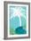 Palm Tree Paradise 2-Bella Dos Santos-Framed Art Print