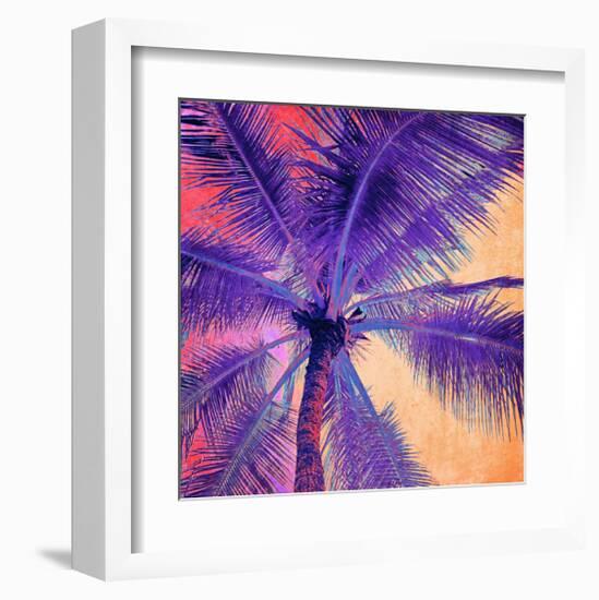 Palm Tree Sunset-null-Framed Art Print