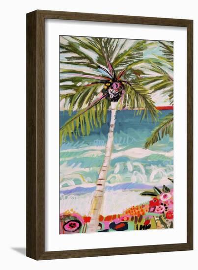 Palm Tree Wimsy I-Karen Fields-Framed Premium Giclee Print