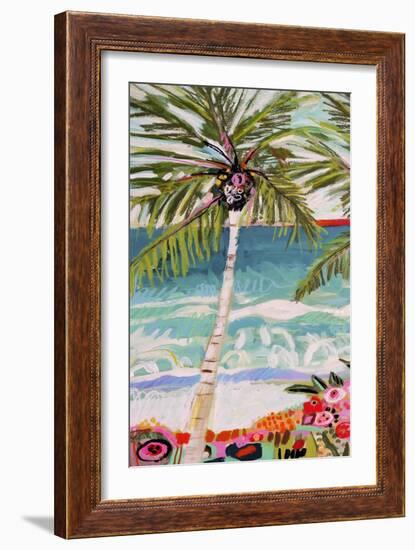 Palm Tree Wimsy I-Karen Fields-Framed Premium Giclee Print