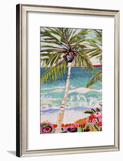 Palm Tree Wimsy I-Karen Fields-Framed Art Print