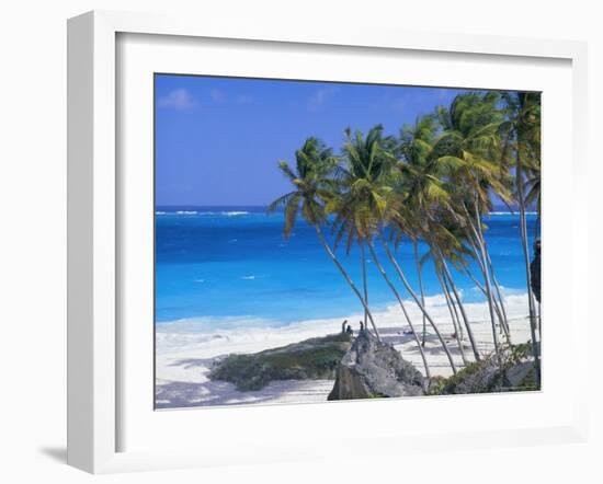 Palm Trees and Beach, Bottom Bay, Barbados, Caribbean, West Indies, Central America-John Miller-Framed Photographic Print