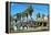 Palm Trees and Blue Sky Venice Beach-Steve Ash-Framed Premier Image Canvas