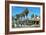 Palm Trees and Blue Sky Venice Beach-Steve Ash-Framed Photographic Print