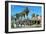 Palm Trees and Blue Sky Venice Beach-Steve Ash-Framed Photographic Print