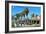 Palm Trees and Blue Sky Venice Beach-Steve Ash-Framed Photographic Print