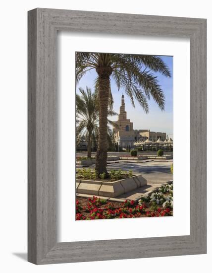 Palm Trees and Flower Beds Along Al-Corniche, Qatar-Eleanor Scriven-Framed Photographic Print