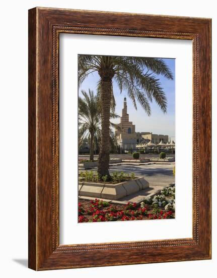 Palm Trees and Flower Beds Along Al-Corniche, Qatar-Eleanor Scriven-Framed Photographic Print