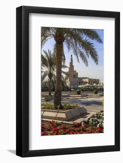 Palm Trees and Flower Beds Along Al-Corniche, Qatar-Eleanor Scriven-Framed Photographic Print