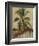 Palm Trees and Housetops, Ecuador-Frederic Edwin Church-Framed Premium Giclee Print