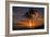 Palm Trees and Setting Sun, Kauai Hawaii-Vincent James-Framed Photographic Print