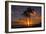 Palm Trees and Setting Sun, Kauai Hawaii-Vincent James-Framed Photographic Print