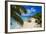 Palm Trees and Tropical Beach, La Digue, Seychelles-Jon Arnold-Framed Photographic Print