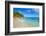 Palm Trees and Tropical Beach, La Digue, Seychelles-Jon Arnold-Framed Photographic Print