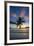 Palm Trees and Tropical Beach, Southern Mahe, Seychelles-Jon Arnold-Framed Photographic Print