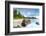 Palm Trees and Tropical Beach, Southern Mahe, Seychelles-Jon Arnold-Framed Photographic Print