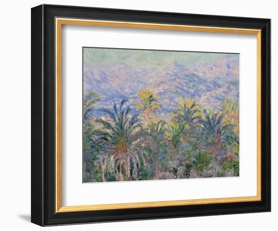 Palm Trees at Bordighera, 1884-Claude Monet-Framed Giclee Print