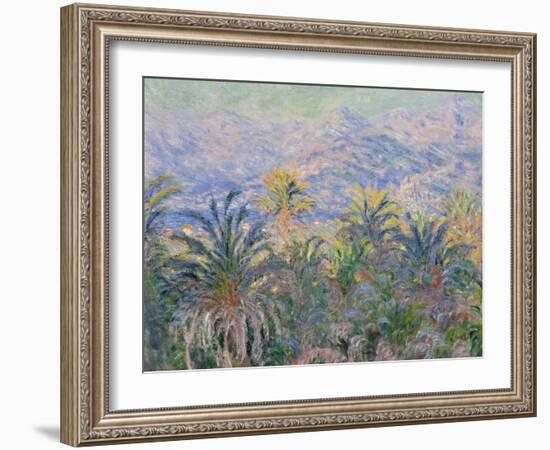 Palm Trees at Bordighera, 1884-Claude Monet-Framed Giclee Print