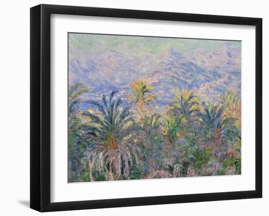 Palm Trees at Bordighera, 1884-Claude Monet-Framed Giclee Print