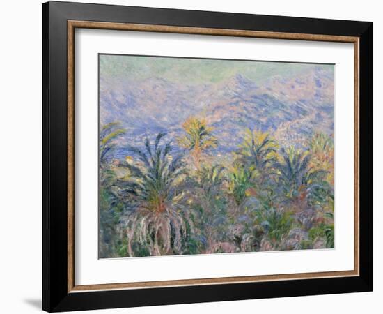 Palm Trees at Bordighera, 1884-Claude Monet-Framed Giclee Print