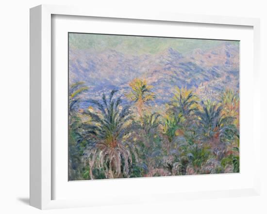 Palm Trees at Bordighera, 1884-Claude Monet-Framed Giclee Print