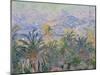 Palm Trees at Bordighera, 1884-Claude Monet-Mounted Giclee Print
