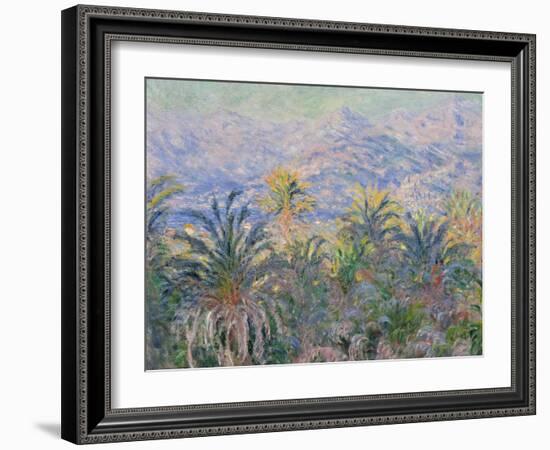 Palm Trees at Bordighera, 1884-Claude Monet-Framed Giclee Print