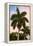 Palm Trees at Sunset - Florida-Philippe Hugonnard-Framed Premier Image Canvas