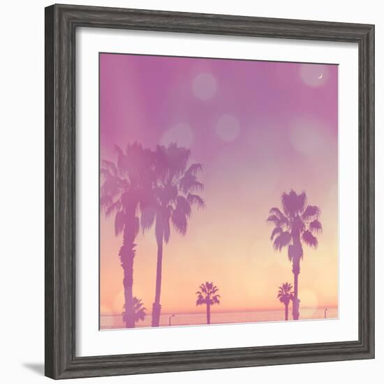 Palm Trees in California-Myan Soffia-Framed Photographic Print