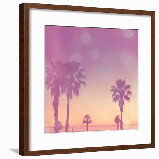 Palm Trees in California-Myan Soffia-Framed Photographic Print