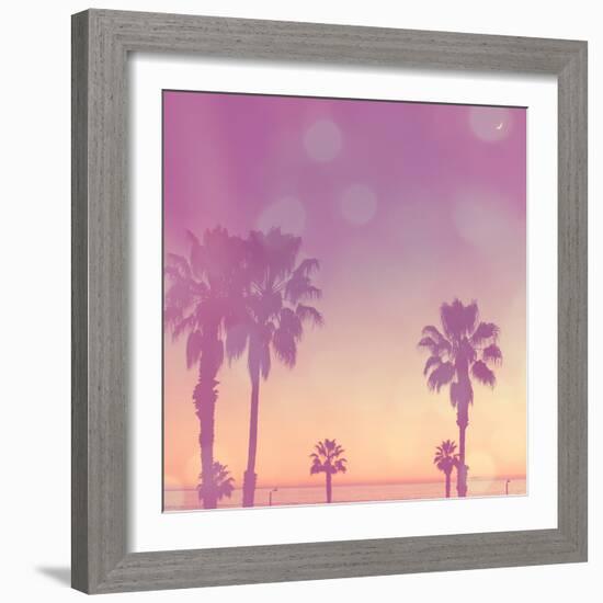 Palm Trees in California-Myan Soffia-Framed Photographic Print