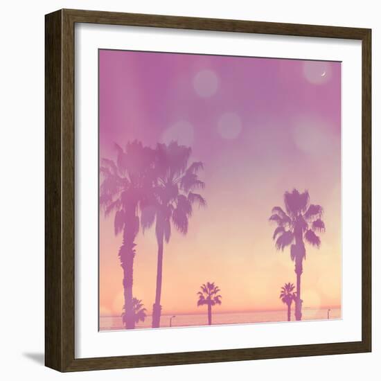 Palm Trees in California-Myan Soffia-Framed Photographic Print