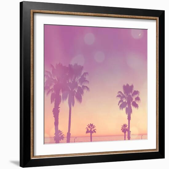 Palm Trees in California-Myan Soffia-Framed Photographic Print