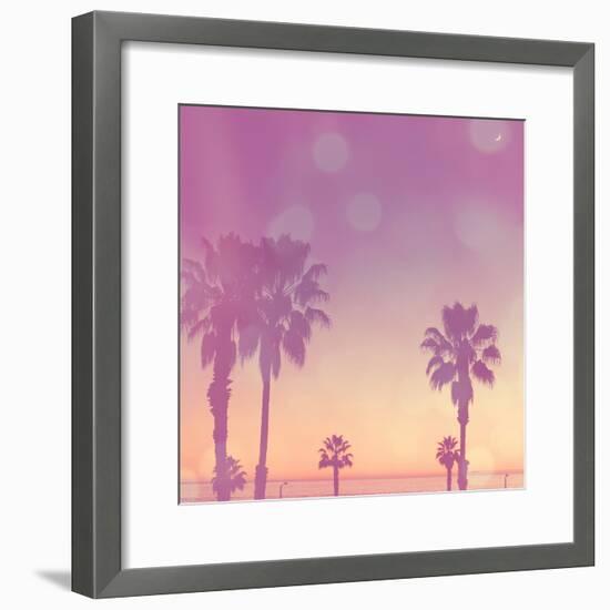 Palm Trees in California-Myan Soffia-Framed Photographic Print