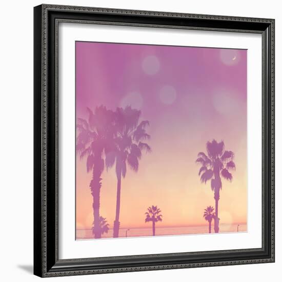 Palm Trees in California-Myan Soffia-Framed Photographic Print