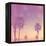 Palm Trees in California-Myan Soffia-Framed Premier Image Canvas