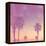 Palm Trees in California-Myan Soffia-Framed Premier Image Canvas