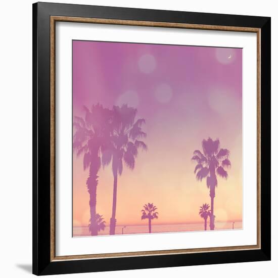 Palm Trees in California-Myan Soffia-Framed Photographic Print