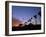 Palm Trees in Silhouette in Park on Bluff Overlooking the Pacific Ocean, Santa Barbara, California-Aaron McCoy-Framed Photographic Print