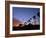 Palm Trees in Silhouette in Park on Bluff Overlooking the Pacific Ocean, Santa Barbara, California-Aaron McCoy-Framed Photographic Print