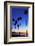 Palm trees, La Jolla Shores Beach, La Jolla, San Diego, California, United States of America, North-Richard Cummins-Framed Photographic Print