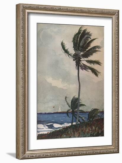 'Palm Trees, Nassau', 1898, (1932)-Winslow Homer-Framed Giclee Print