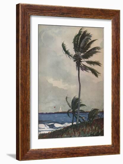 'Palm Trees, Nassau', 1898, (1932)-Winslow Homer-Framed Giclee Print