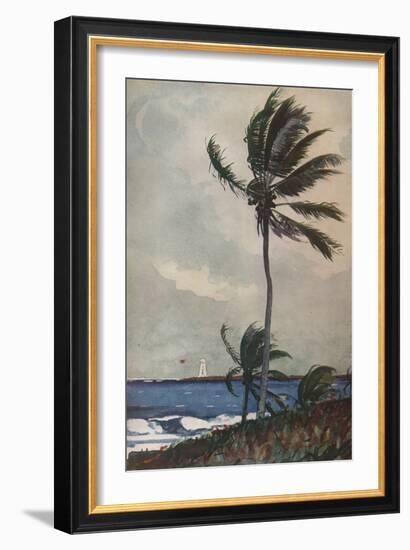 'Palm Trees, Nassau', 1898, (1932)-Winslow Homer-Framed Giclee Print