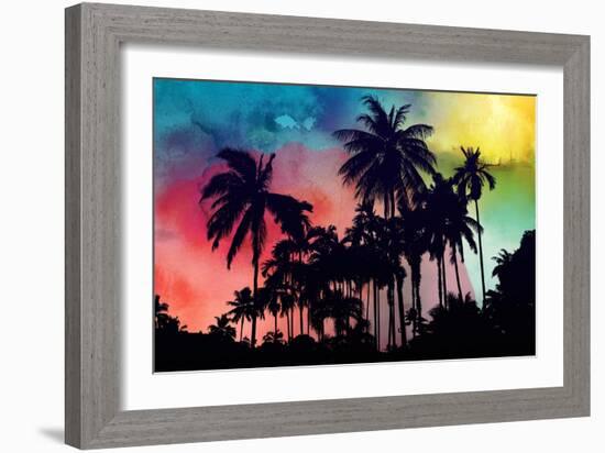 Palm Trees-Mark Ashkenazi-Framed Giclee Print