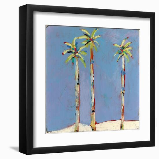 Palm Trio One-Jan Weiss-Framed Art Print