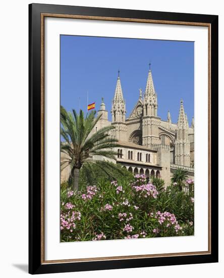 Palma Cathedral (La Seu), Palma De Mallorca, Mallorca (Majorca), Balearic Islands, Spain, Mediterra-Stuart Black-Framed Photographic Print