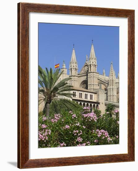 Palma Cathedral (La Seu), Palma De Mallorca, Mallorca (Majorca), Balearic Islands, Spain, Mediterra-Stuart Black-Framed Photographic Print